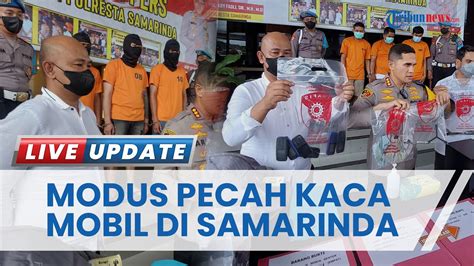 Modus Pecahkan Kaca Mobil 3 Pria Asal Sumatera Gasak Uang Nasabah Bank