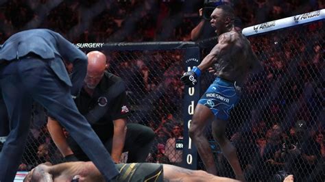 Watch Israel Adesanya Knocks Out Alex Pereira To Become Champion At