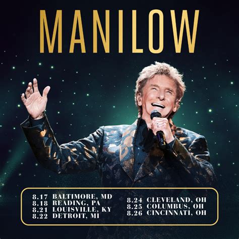 Barry Manilow Concerts 2024 Tickets To - Jobey Lyndsie