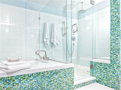 Glass Tile Bathroom