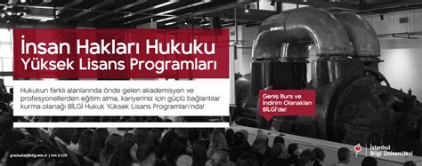 Nsan Haklar Hukuku Y Ksek Lisans Program Akademik B Lg