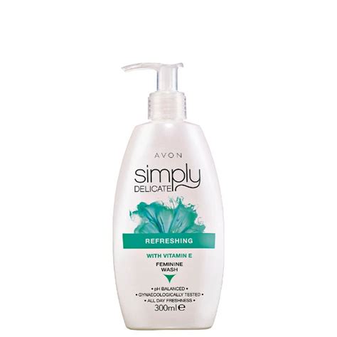 Avon Simply Delicate Avon Od Wie Aj Cy P Yn Do Higieny Intymnej Z