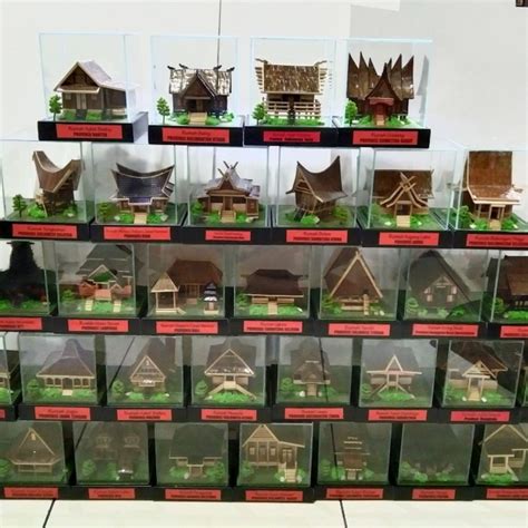 Jual Miniatur Rumah Adat Indonesia Grade A Shopee Indonesia