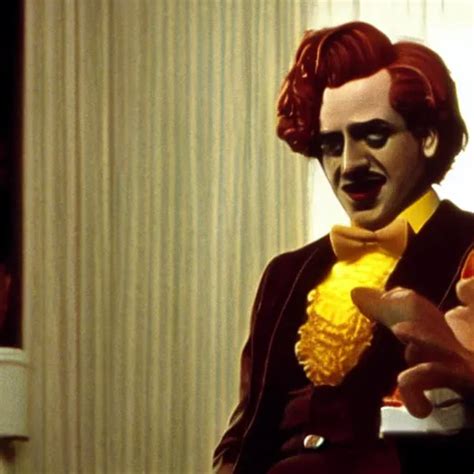 A Still Of Ronald McDonald In The Godfather Cinematic Stable