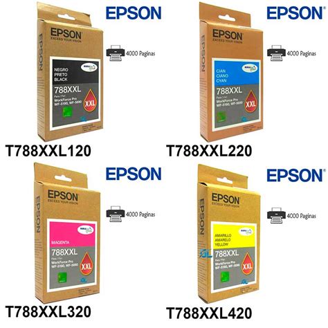 Tinta Epson T788XXL320 AL Magenta WF 5190 Original G Limagars