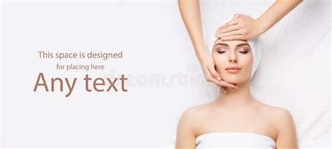 Beautiful And Healthy Brunette Woman Is Getting Massage Treatment In Spa Salon Spa Health And