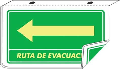 Ruta De Evacuación Tipo Plafón Velta Contra Incendio Y Seguridad