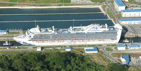 Princess Cruise Ship Becomes First Mega Ship To Pass Through New