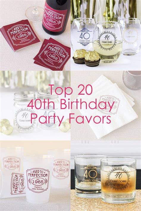 Top 20 40th Birthday Party Favors 40th Birthday Party Favors 40th