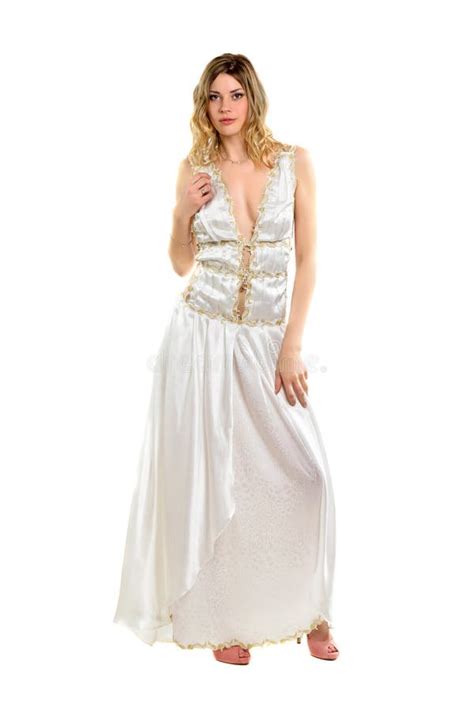 Blonde Wearing Evening Dress Stock Image Image Of Blonde Model