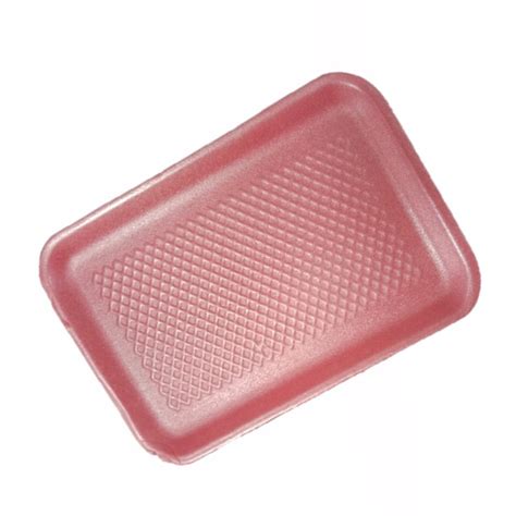 Customized Color Disposable Foam Trays For Meat Food Packaging Ps Tray