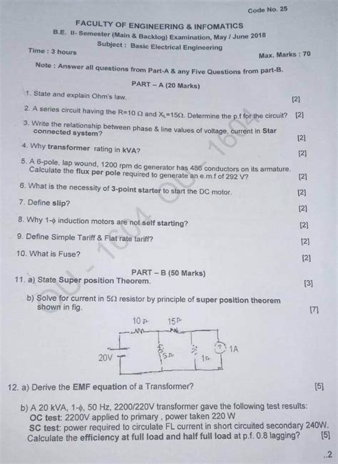 Basic Electrical Engineering Bee Education4fun