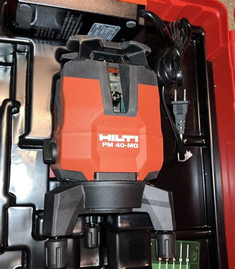 Hilti Pm Mg Multi Line Green Laser Level W Battery Charger In