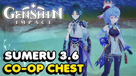 Genshin Impact 3 6 Sumeru Desert Co Op Chest Location YouTube