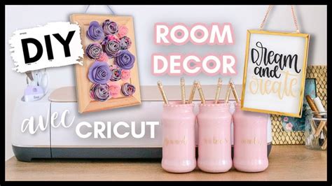 DIY DECO FACILE POUR DÉBUTER AVEC LA CRICUT MAKER français