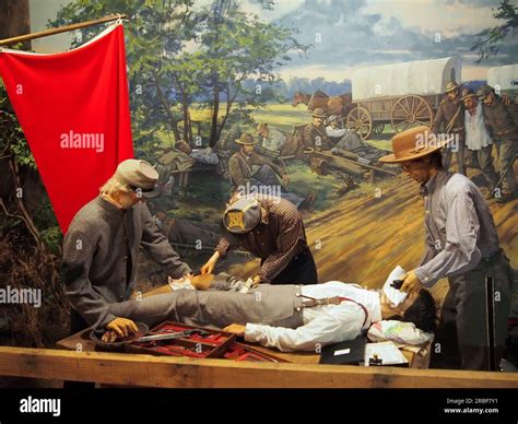 Life Size Diorama Exhibit At The National Museum Of Civil War Medicine