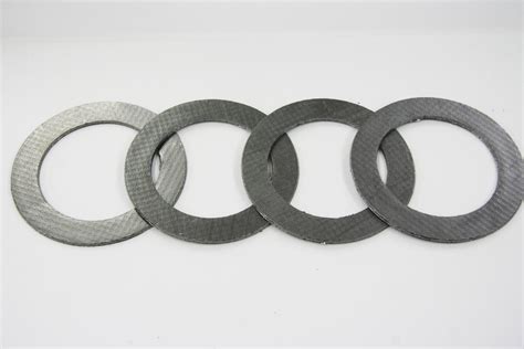 graphite gasket material types thicknesses