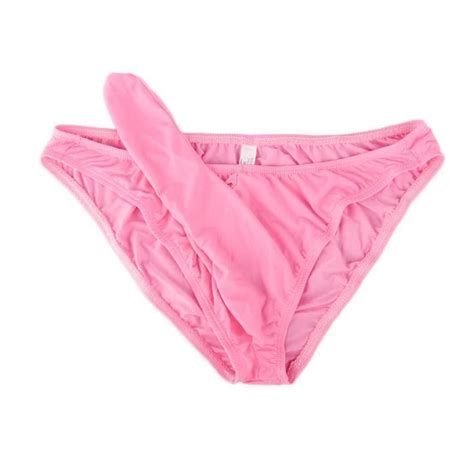 Lot de 1 String Homme Slip Hot Transparent Ficelle Elephant Mankini Thong sous Vêtement pour