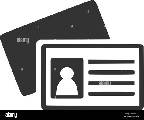 Id Card Icon Stock Vector Image Art Alamy