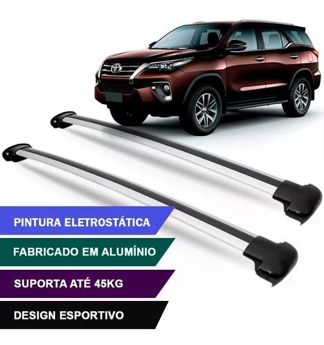 Travessa Rack De Teto Aluminio Hilux Toyota Sw Parcelamento Sem