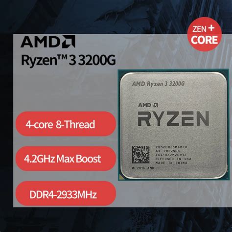 Amd Ryzen 3 3200g Good Gaming | Amd Ryzen 3 3200g Processor - Used ...