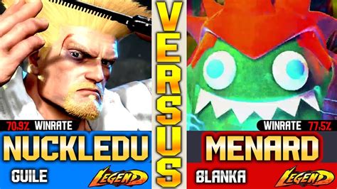 Sf Guile Nuckledu Vs Menard Blanka High Level Youtube