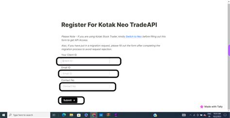 How To Connect To Kotak Neo AlgoTest