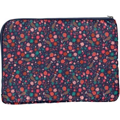 Pochette Ordinateur 15 Pouces Huppette Fleurie Papa Pique Et Maman Coud