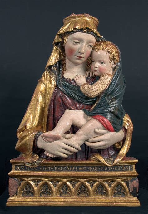 Filippo Brunelleschi Madonna Col Bambino Madonna Di Fiesole