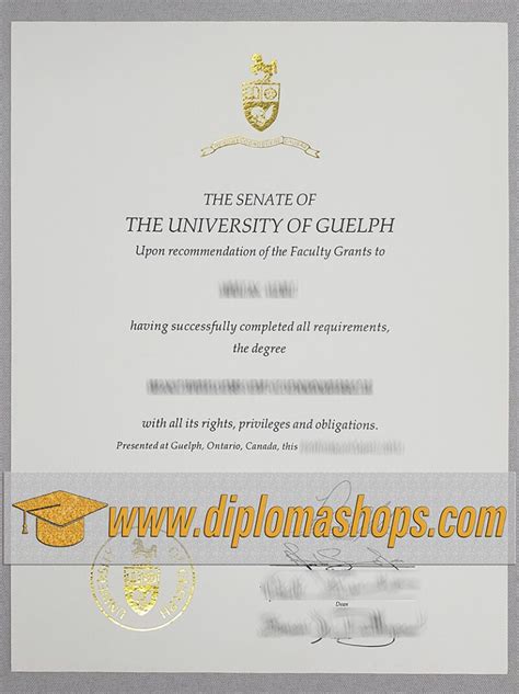 The Mystery Of The Origin Of Fake Diplomas From University Of Guelph