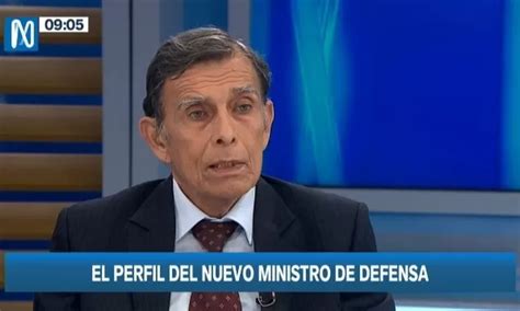 El Perfil Del Nuevo Ministro De Defensa Canal N