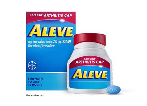 Powerful 12 Hour Pain Relief With Aleve® Naproxen Sodium Soft Grip®