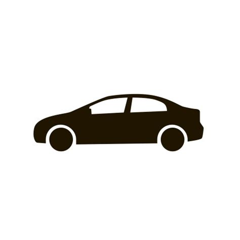 Cartoon car silhouette Royalty Free Vector Image