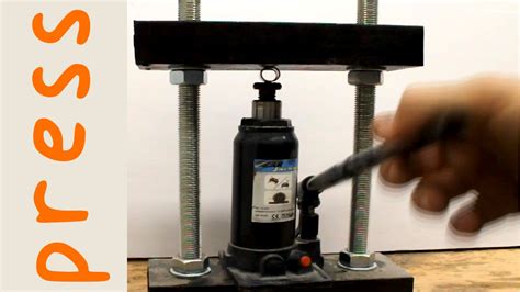 Diy 5 Ton Hydraulic Press Youtube