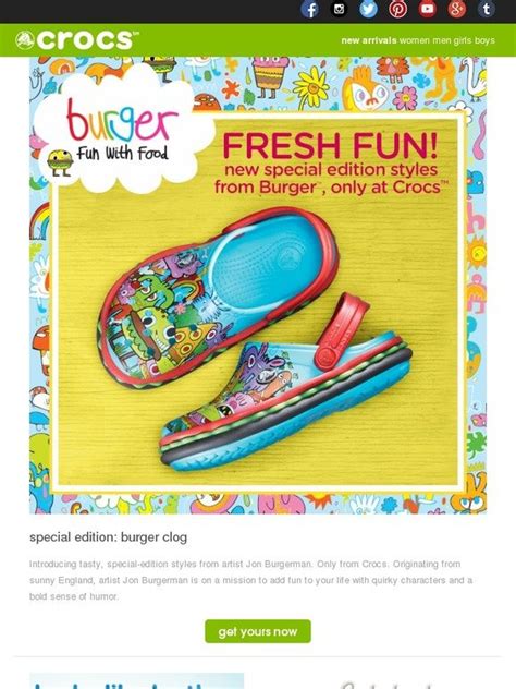 Crocs Special Edition Burger™ Clog Milled