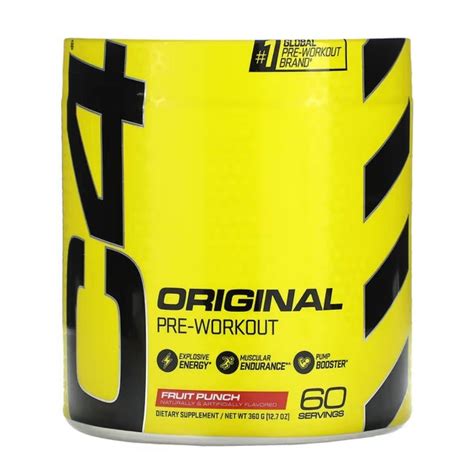 Pre Workout C4 60 Serv Cellucor Nueva Versión Colsports