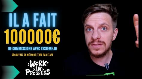 Comment Damien Menu À GagnÉ 100000 Euros Avec Laffiliation SystÈme Io