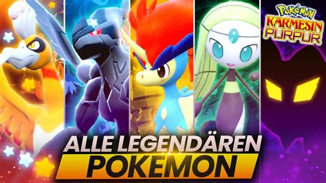 Alle LEGENDÄREN Pokémon im NEUEN Karmesin Purpur DLC YouTube