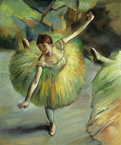 Dancer Tilting Edgar Degas Oil Painting Reproduction