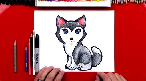 Easy Husky Sketch At Explore Collection Of Easy