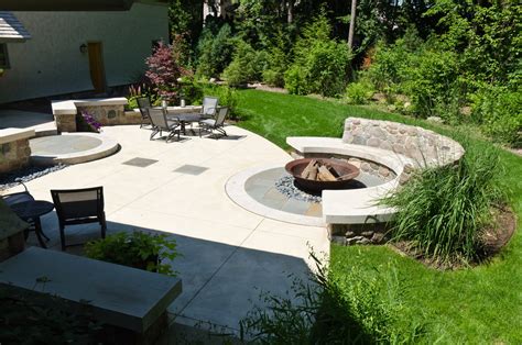 Backyard With Fire Pit Landscaping Ideas | FIREPLACE DESIGN IDEAS