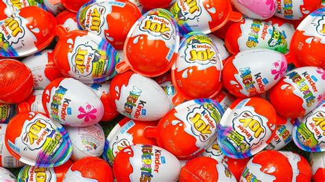 50 Yummy Kinder Suprise Eggs ASMR Satisfying Video A Lot Of Kinder