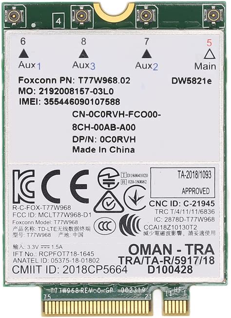 Amazon.com: Lenovo Fibocom L860-GL-16 CAT16 4G LTE WWAN Module for ...
