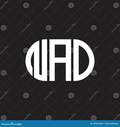 Nao Letter Logo Design On Black Background Nao Creative Initials