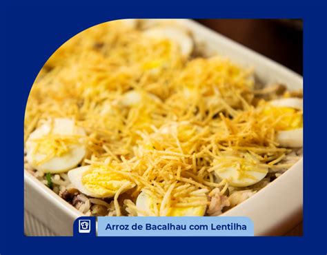 Arroz De Bacalhau Lentilha Arroz Saboroso Caal