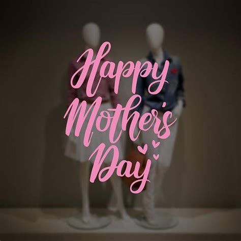 Happy Mothers Day Window Decal Removable Retail Display Vinyl Mothers