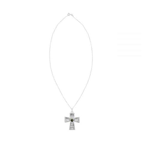 Connemara Marble Claddagh Cross Necklace Celtic Cross Online