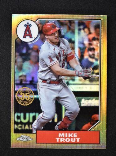 Mike Trout Ungraded Topps Chrome