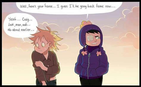 Creek Craig X Tweek Comics First Kiss Pt3 South Park Funny South