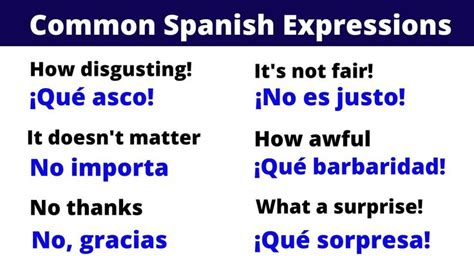 Common Spanish Expressions That We Use Every Day YouTube Spanish